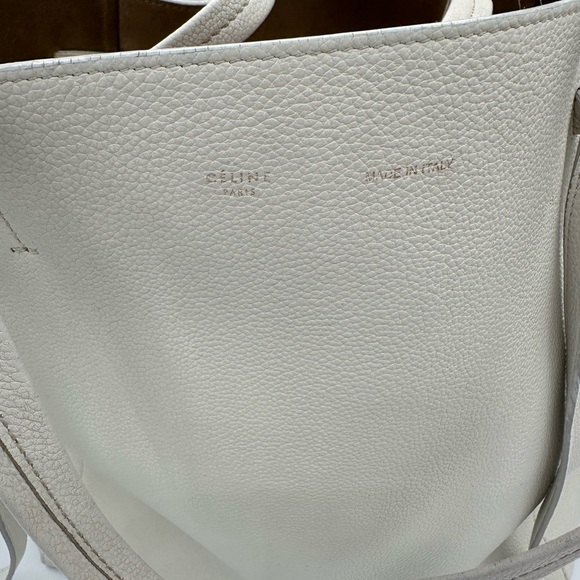 Celine Tote in White - Authentic Céline Phantom Cabas Tote Very Good Condition - Picture 6 of 8